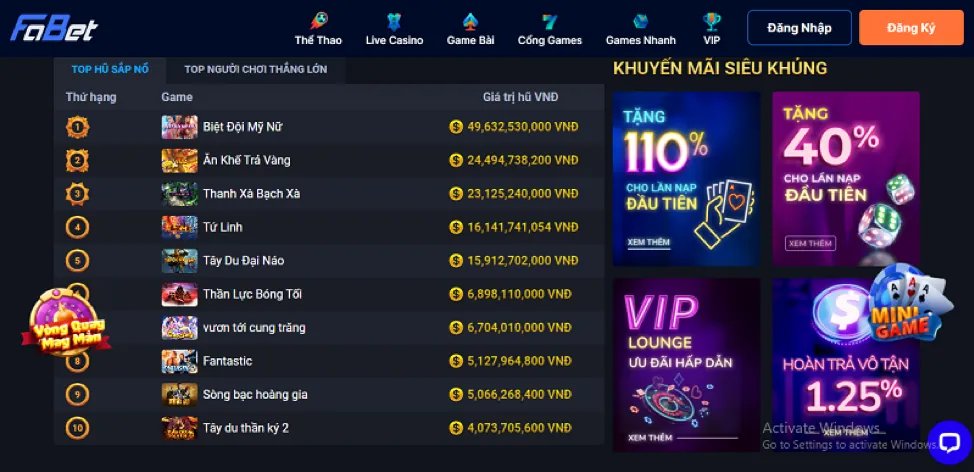 Hoàn trả thể thao 68win10.com